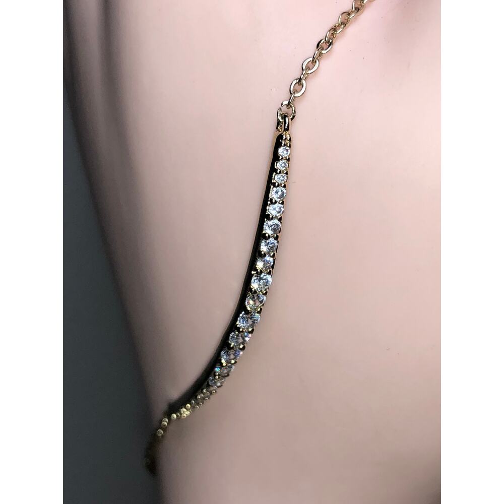 CHLOE + ISABEL tapered pave bar bracelet-B033